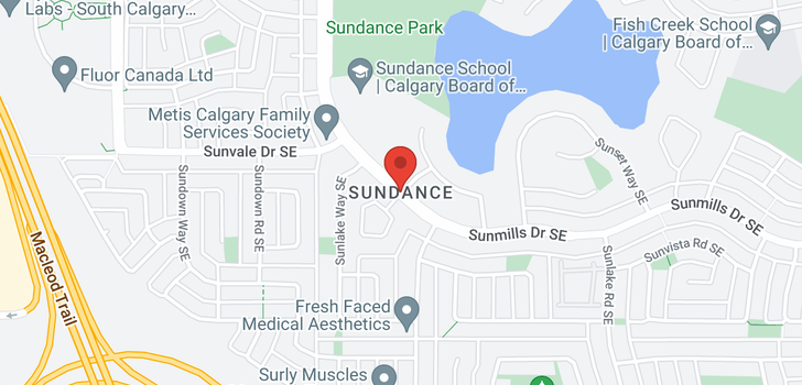 map of 155 SUN VALLEY DR SE